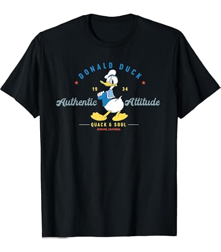 Amazon.com: Disney Shirts Donald Duck 90th Anniversary Feisty