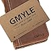 GMYLE iPhone 4S Wallet Case, Book Case Vintage for iPhone 4 4S - Brown Classic [Crazy Horse Pattern] [PU Leather] Book style Flip Folio Case Cover