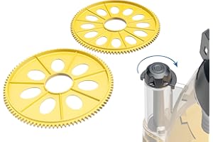 Brinsea Semi-Automatic Egg Turning Mechanism Accessory 2-Piece Set for Mini II Eco Manual Incubator, Standard Disk for 7 Hen/Bantam Eggs Plus Small Disk for 12 Pheasant/Quail Eggs