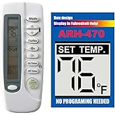 RCECAOSHAN Replacement for Samsung Air Conditioner Remote Control ARH-470 DB93-05083P Works for AQV09NSD AQV12NSD AQV18NSD AQV18NSDKCV AQV24NSD AQV24NSDKCV XV6729
