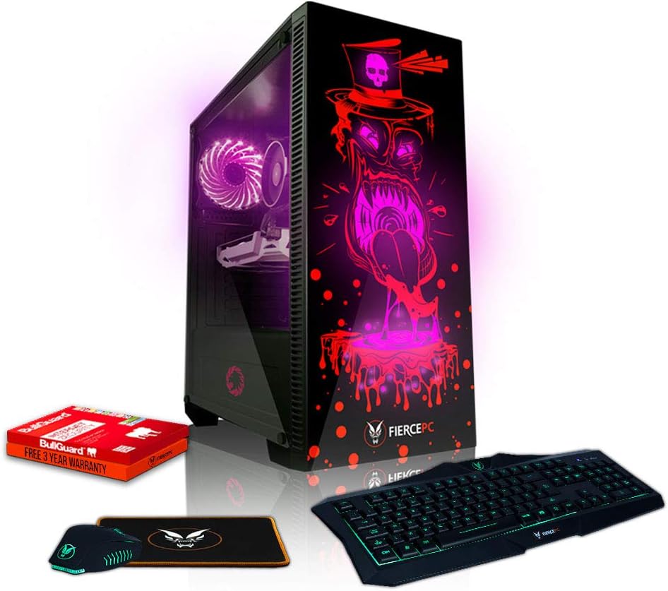 Fierce RGB Gaming PC Bundle AMD Ryzen 7 2700X 4.3GHz, NVIDIA RTX 2070