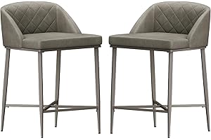 Hillsdale Furniture Phoenix Counter Height Stool (Set of 2), Gray