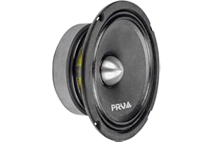 PRV AUDIO 6.5 Inch Midrange Bullet Speaker 6MR400-4 Bullet, 4 Ohm 400 Watts High Performance Car Audio Loudspeaker High Output Sound (Single)