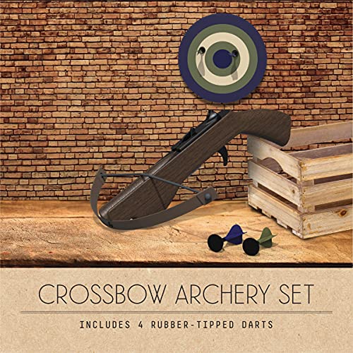Hammer + Axe Crossbow Archery Bow and Arrow Set with 4Rubber Tip Darts