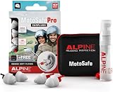 Alpine MotoSafe Pro Motorcycle Reusable Earplugs Ultra Soft Filters 2 Pairs view 1