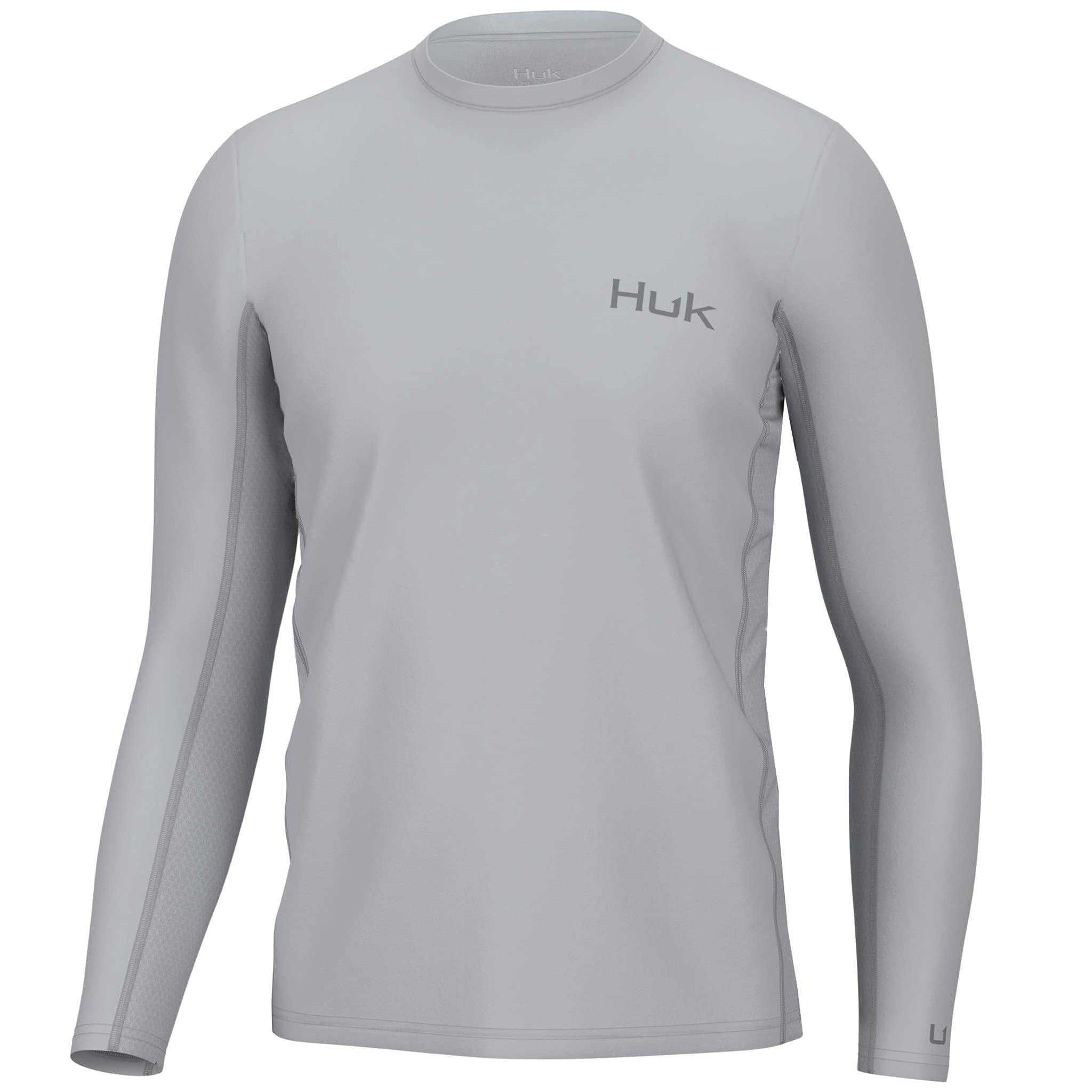 Photo 1 of HUK Men's Standard Icon X Long Sleeve, Performance Fishing Shirt, Harbor Mist, X-Large