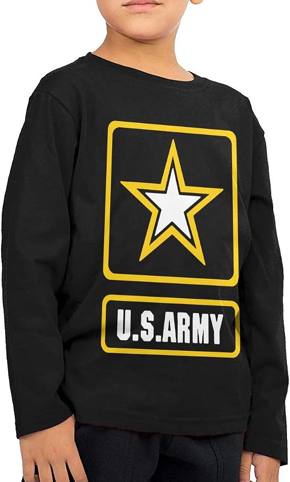 Amazon.com: Children's Long Sleeve T 100% Cotton Basic Round Neck Long