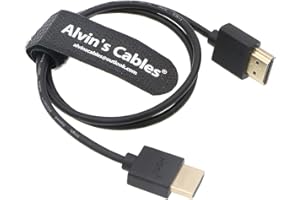 Alvin's Cables Z Cam E2 HDMI Cable High Speed Ethernet for Atomos Shinobi Ninja V Portkeys BM5 Monitor Straight to Straight 6