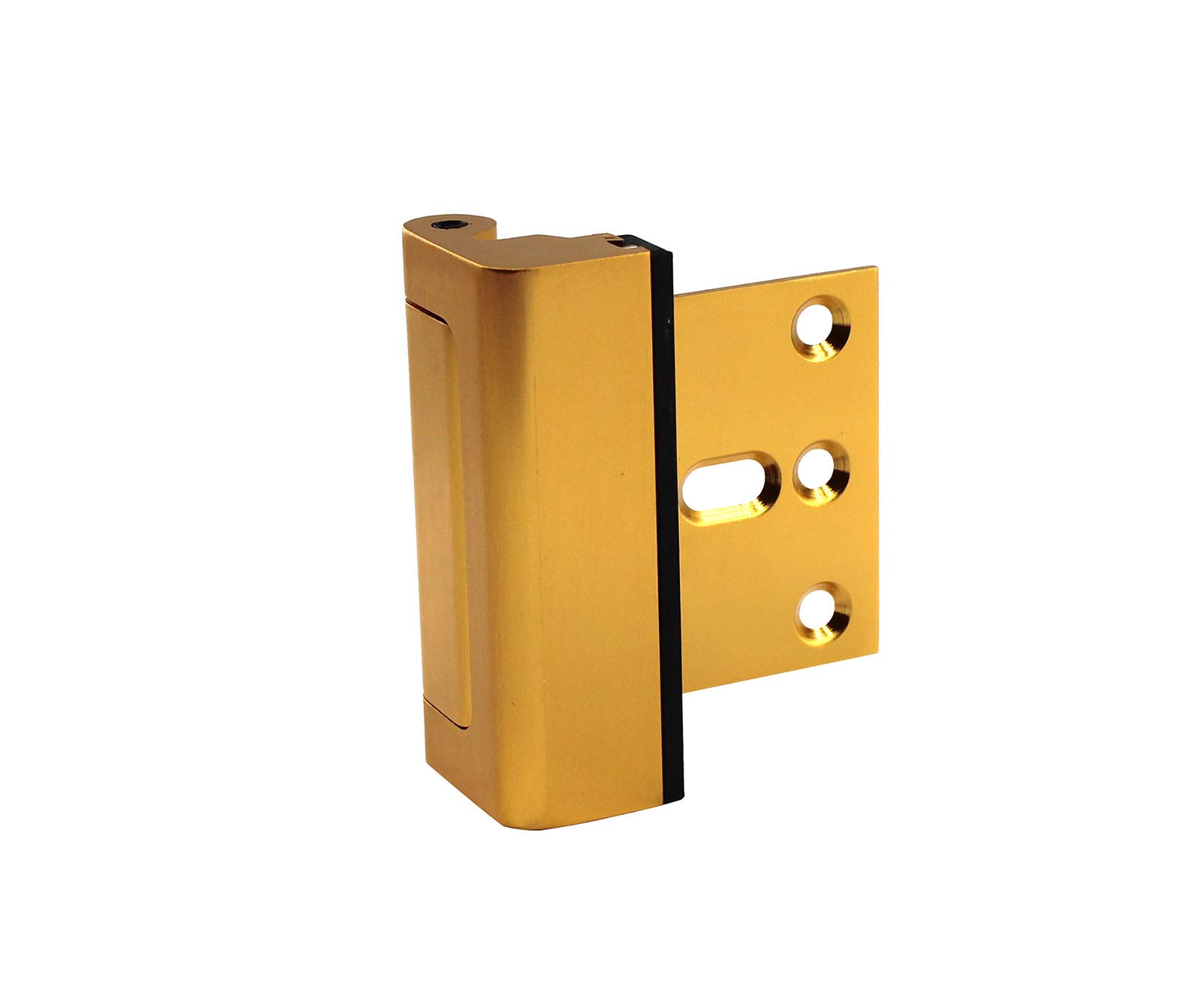 One Piece of Aluminum Alloy Security Door Lock Reinforcement Dead Bolt Child Safety Door lockoxidized Gold Color