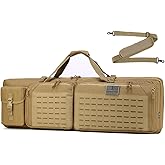 DBTAC Urban Classic Tactical Double Long Gun Bag Soft Rifle Case Pistol Transportation Case w/Backpack Strap for Range Shooting Outdoor Hunting | 32" 36" 42" 48"