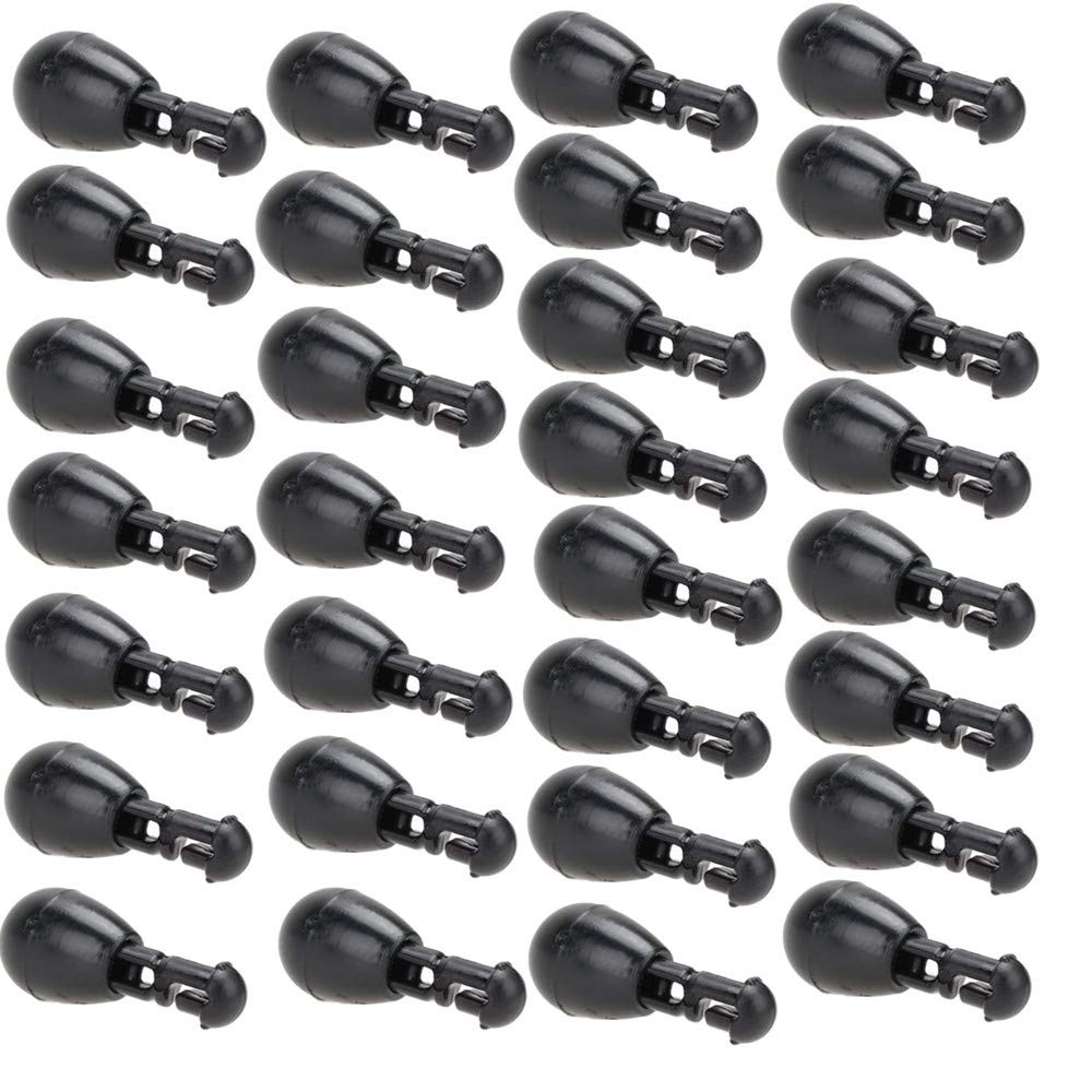 NA 30 Pcs Quick Change Beads Fishing Snaps Kit Hooklength Beads for Carp Fishing Feeder