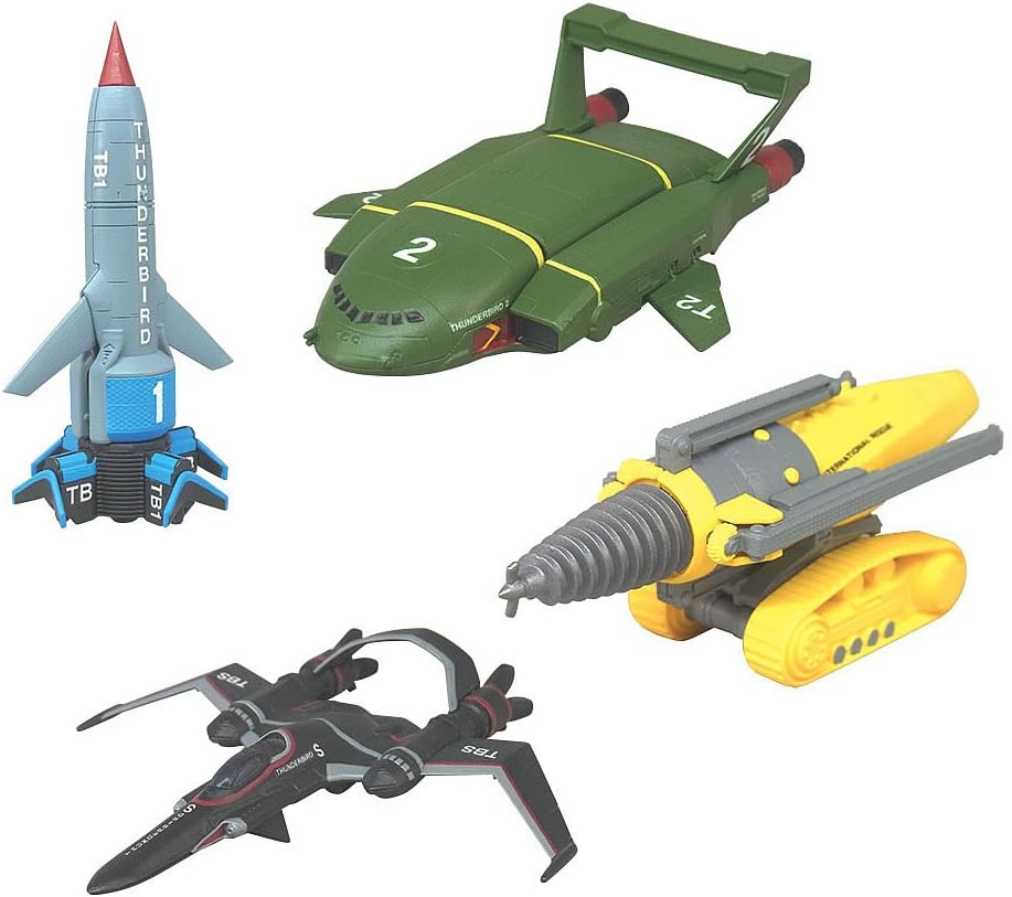 Thunderbirds Mini Mechanic Model PART1 - 4pcs Full Set [w/ Mini Items 1pcs]