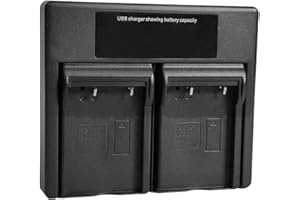 Compatible for Olympus BLX-1 Battery & Dual Charger for OM-1 OM-1 Mark II OM System Camera(Just 1 Chartger)