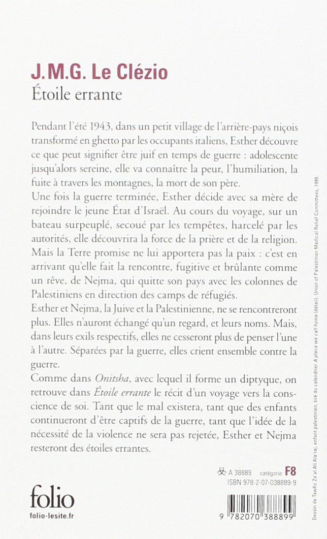 Etoile Errante Coliection Folio French Edition Jean