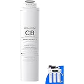 Waterdrop WD-RT-CB Replacement Filter, Pack of 1 CB Filter, Replacement for WD-T3-C & WD-T4-A Tankless Reverse Osmosis System, 12-month Lifetime