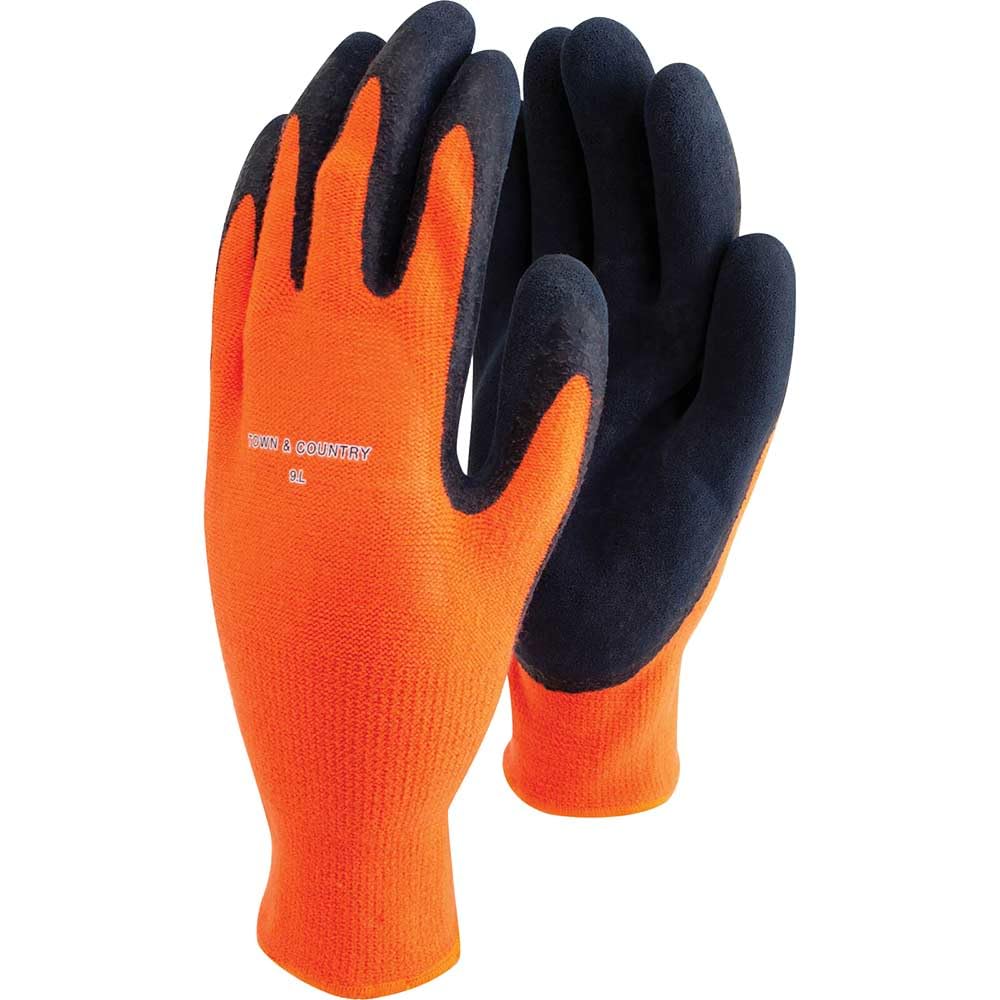 Town & Country Mastergrip Thermal Gloves Orange / Black L