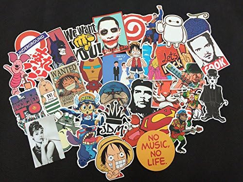 Lots of 100pcs SKI Snowboard Skateboard Surf Suitcase Vinyl Sticker Logo Decal