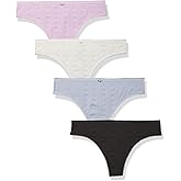 florence by mills womens Seamless Pointelle Thong Underwear