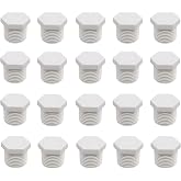 20 Pcs of PVC Pipe Plug,Eau 3/4 NPT Water Heater Drain Plug Compatible with RV,Irrigation,Underground Sprinkler Systems,Swimming Pools,Outdoor Applications and Water Supply Lines.