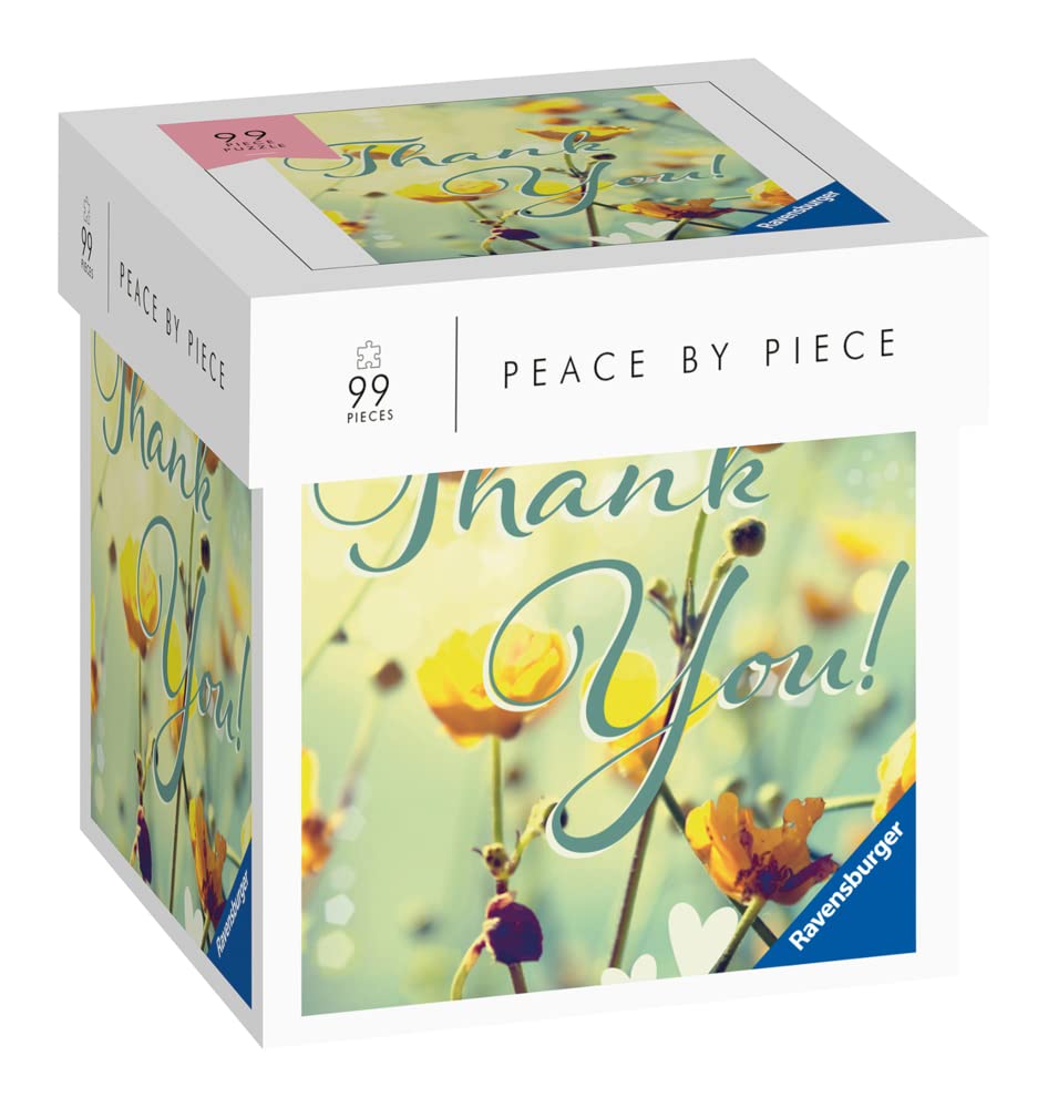 Ravensburger Puzzle 16969 Thank You-Peace by Piece 99 Pieces