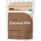 Micro Ingredients Organic Coconut Milk Powder, 2 Lb | Plant-Based Creamer for Coffee, Tea &amp; Smoothies | Rich &amp; Creamy, Easy Mixing | Non-GMO, Gluten-Free, Keto &amp; Paleo Friendly