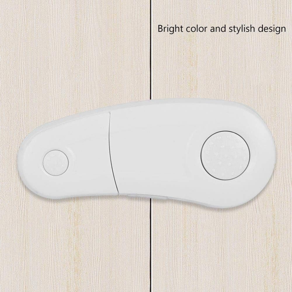 White Paquet De 2 Verrouillage Securite Bebe Bloque Placard Fermoir Securite Pour Portes De Placard Tiroirs Loquet Armoire Serrure De Securite Securite Securite Domestique Iplanmovilidad Com