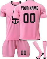 Generic Personalised Football Kit with Name Number - Shirt Shorts Socks Set