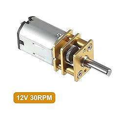 Alinan 2pcs 12V 30RPM N20 High Torque Speed