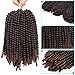 Spring Twist Crochet Hair Bomb Twist Hair Fluffy Twist Braiding Synthetic Hair 8inch 3packs Natural Hair Extension (T1B/30)