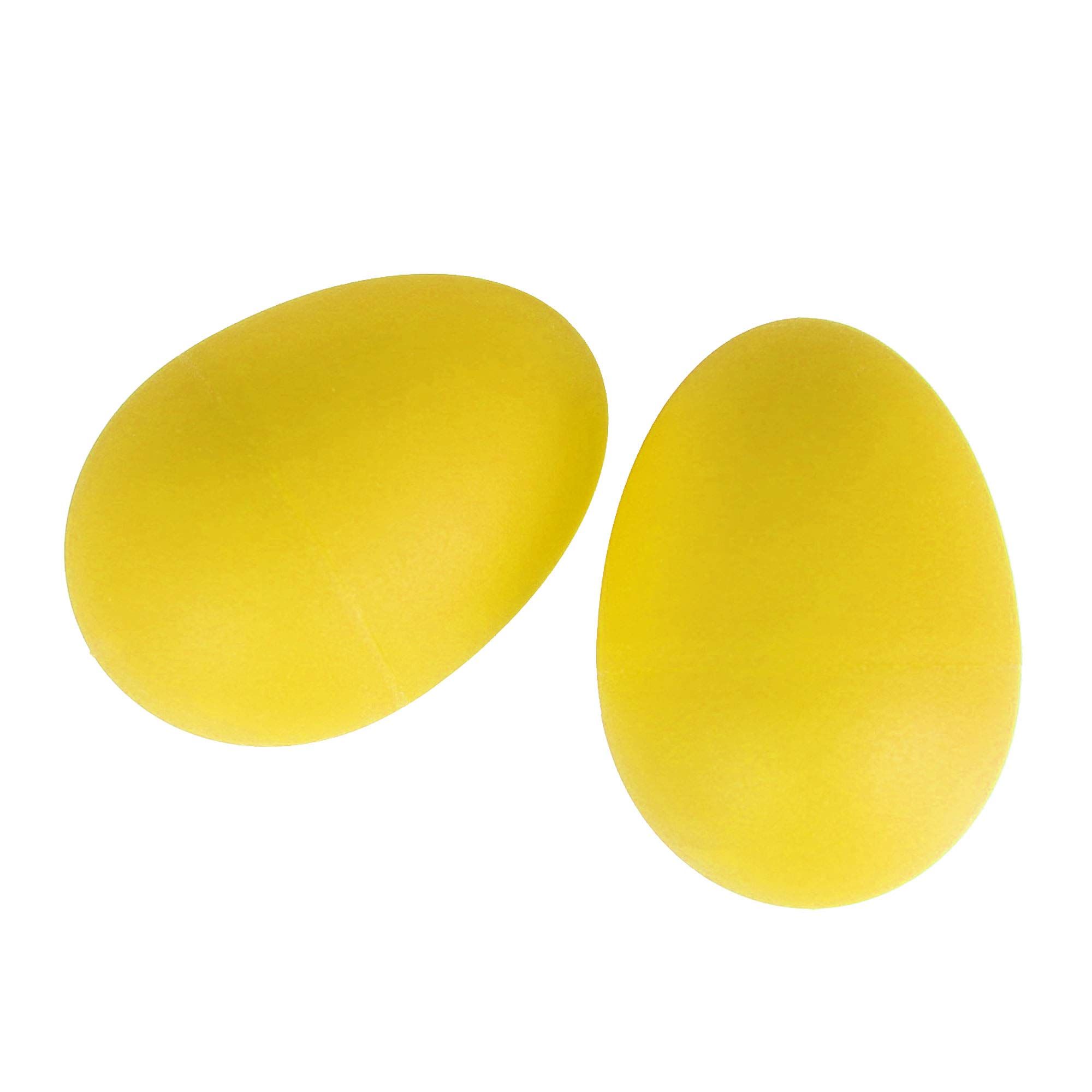 A-Star 2 Pcs/Pair Plastic Egg Shakers - Yellow - Rhythm Egg Maracas
