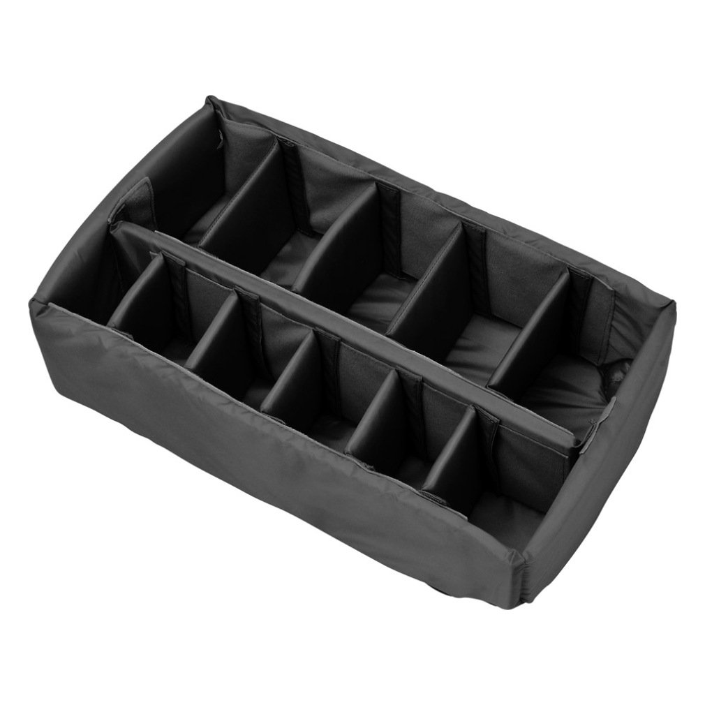 New Black Padded Divider Set Velcro Edges Dividers Organizer Extra