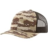 Patterned Snapback Trucker Hat by Richardson - Custom Embroidered