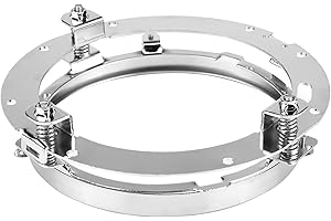 Hilitand 7 Inch Headlight Mounting Bracket, Stainless Steel LED Headlight Holder with Universal Fit, Vibration for OffRoad Tr