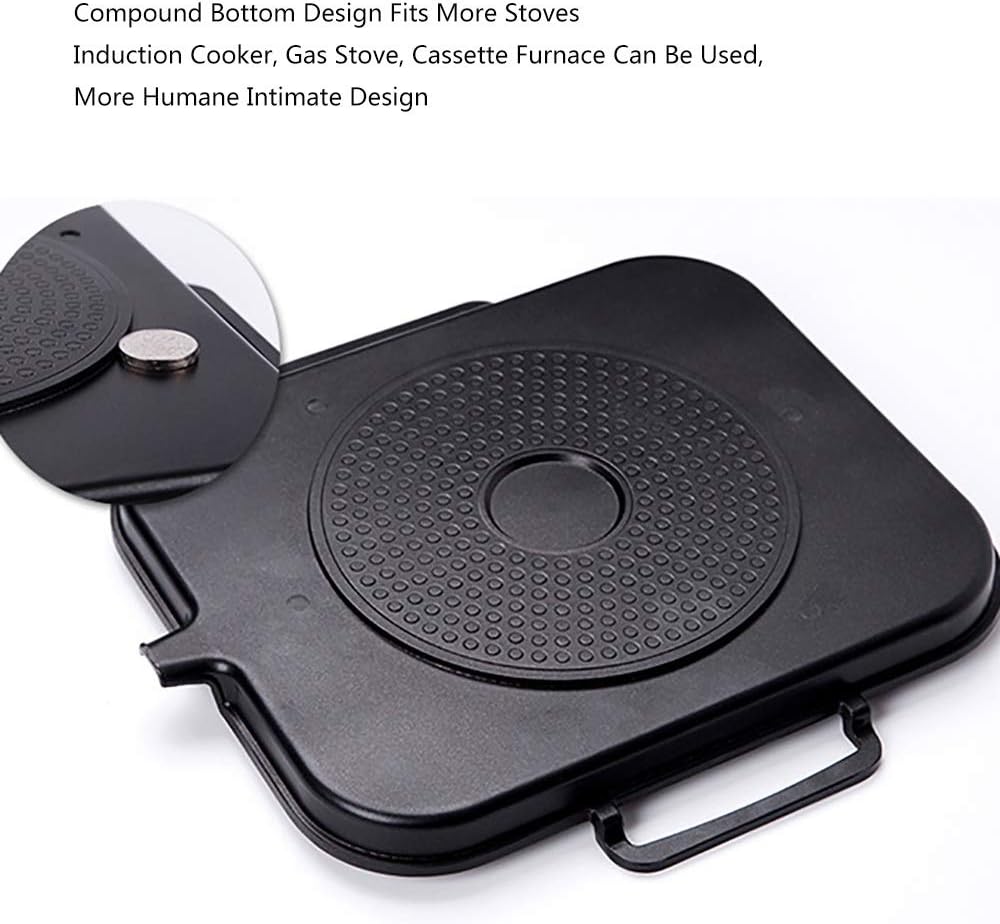 review Nologo W-XS Electric Barbecue Grill,Anti-Leakage Slot,Anti-Scald,Humanized Design,Automatic Power Off,for Your Safety Protection,Suitable for Home Kitchen and Outdoor Barbecue,Convenient