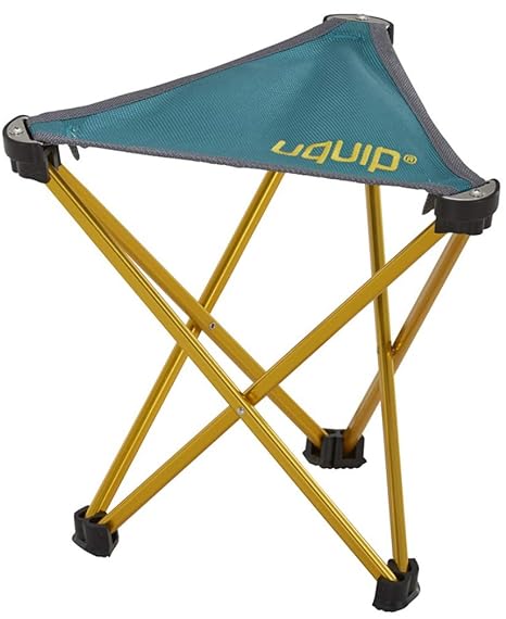 Uquip Leichtgewichtshocker Trinity L - Stabiler Falthocker, kleines Packmaß, nur 350g