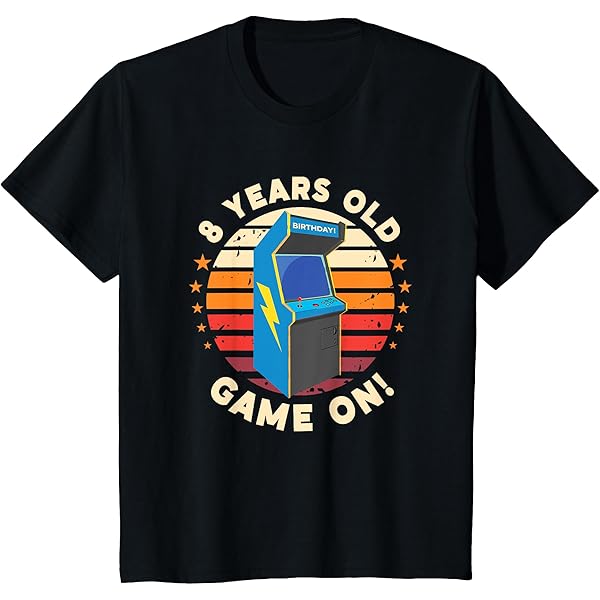 Amazon.com: 6 Year Old Birthday Wear Retro Arcade Game On