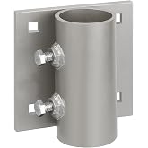 Dock Brackets Hardware,Stationary/Floating Dock Side Leg Pipe Holder | Heavy Duty Dock Post Hardware Brackets Holder Sleeve for Pipe Pole,7/16" Holes for 3/8" Carriage Bolts