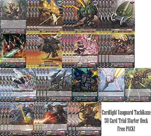 Cardfight Vanguard Tachikaze 50 Card Trial Starter Deck Raptor Series Build BT08