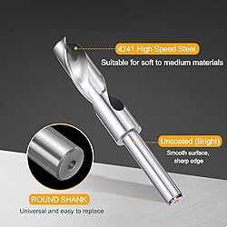 HARFINGTON 20mm Drill Bit 1/2" Reduced Shank Round