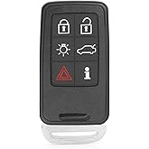 Keyecu Replacement Smart Remote Car Key Fob for Volvo S60 S80 V40 V60 V70 XC60 XC70 2007-2016 KR55WK49266 902MHz ID46 Chip 6 Buttons