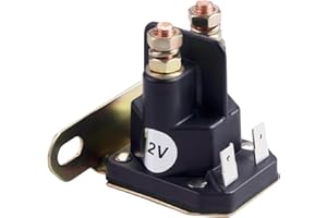 MRELC 435-151 Starter Solenoid Compatible with Cub Cadet 725-04439 AND John Deere AM138068 MTD 725-04439，12 Volt