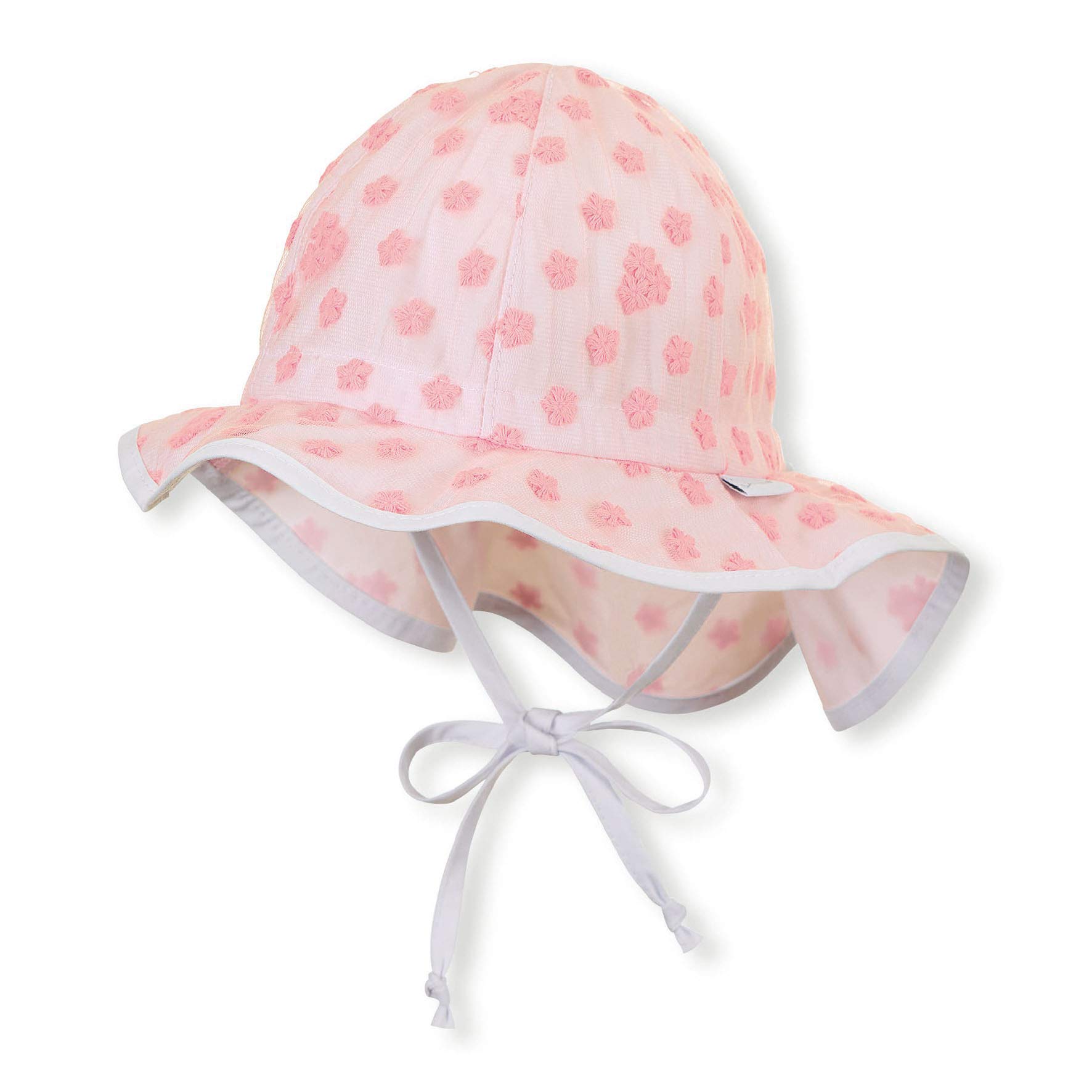 Sterntaler Baby Girls Cap with Visor and Neck Protection Hat, Red (Hellrot 814), Xx-Large (Manufacturer Size: 43)