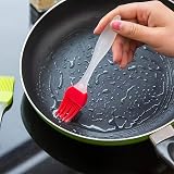 HouChanges Pastry Brush Silicone Grilling Basting Brush Red Heat Resistant view 7
