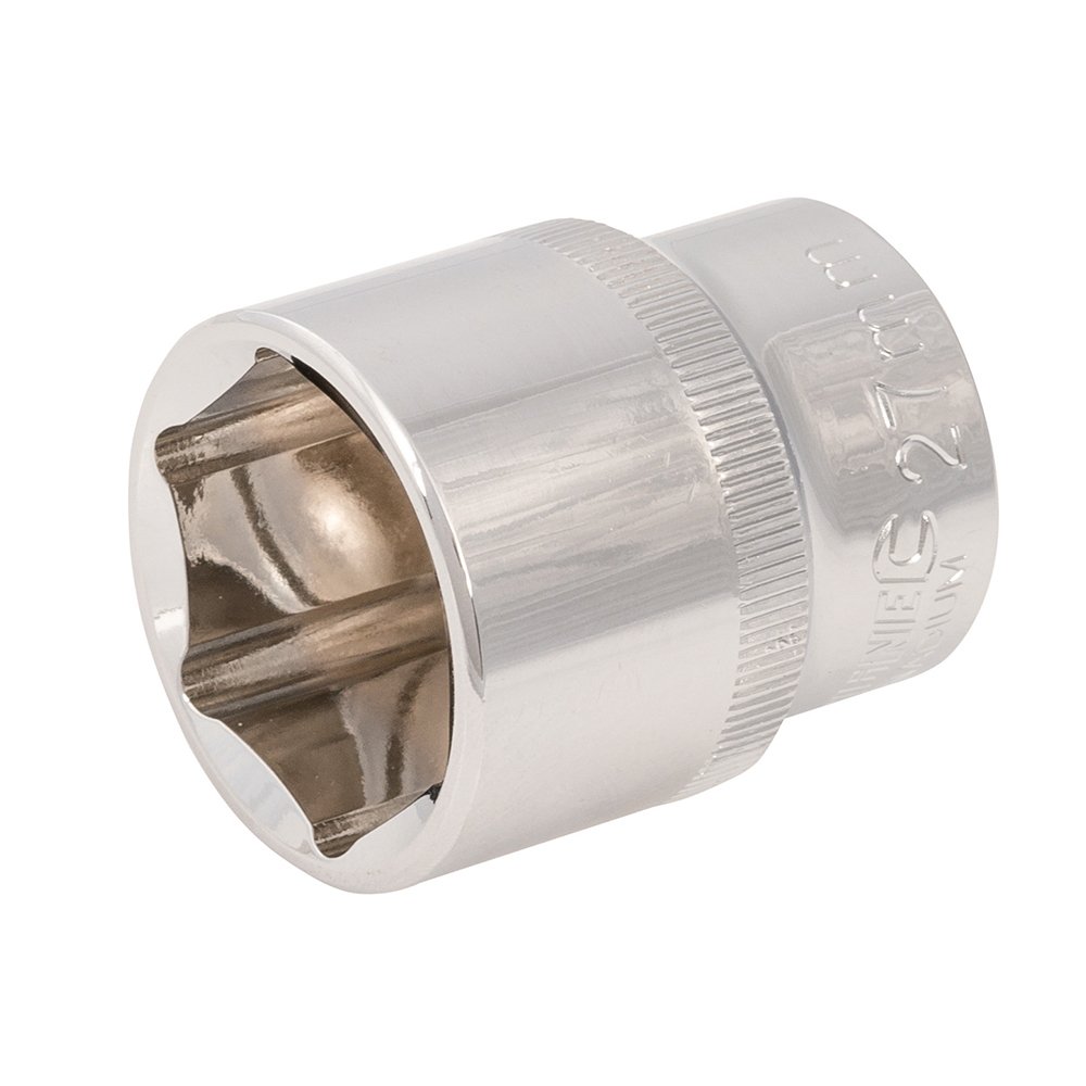 Silverline 501792 Socket 1/2 Inch Drive Metrisch, 27 mm