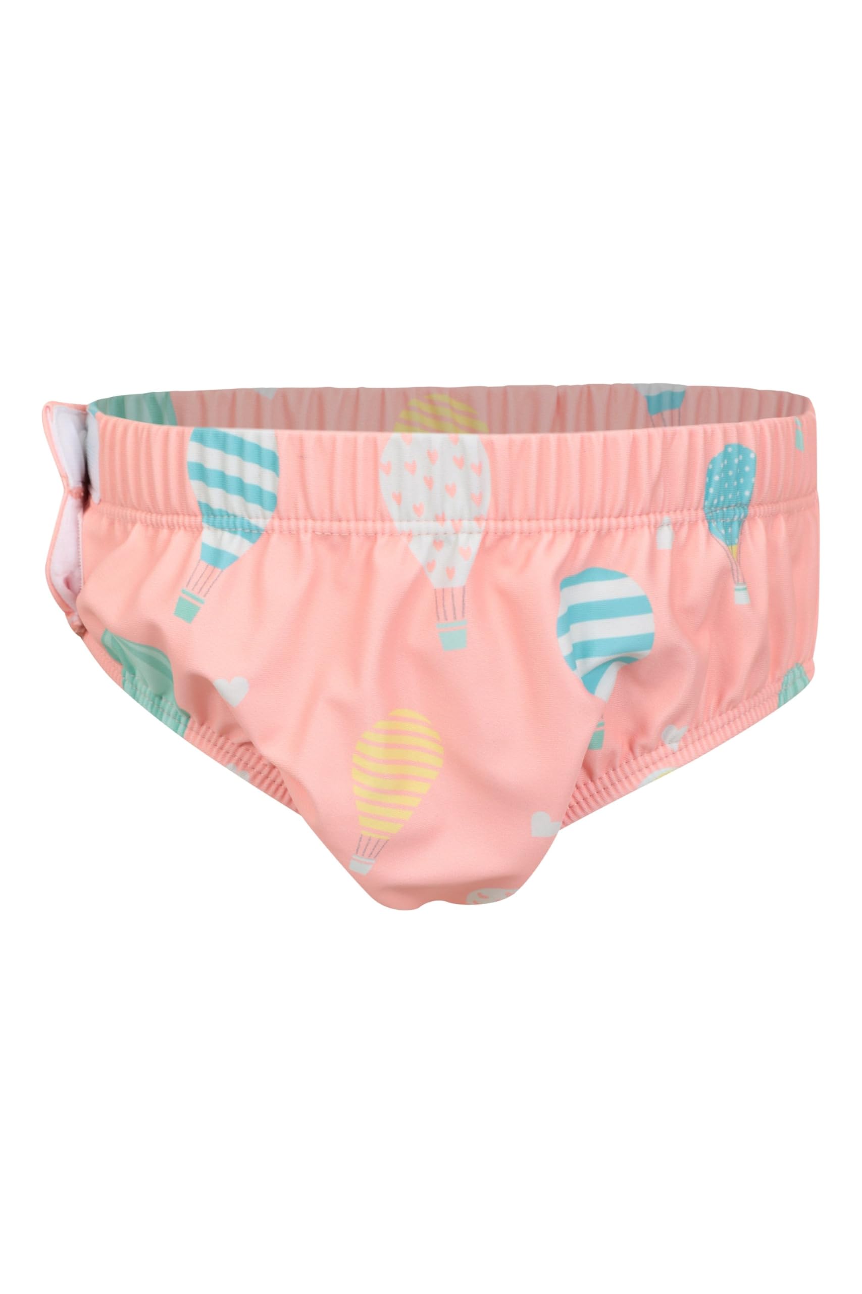 Mountain Warehouse Baby Swim Nappy - Lightweight with Soft Cotton Lining & Elastic Waistband, For Boys & Girls - Best for Beach, Pool, Summer & Autumn Coral Baby Size 3-6 Months