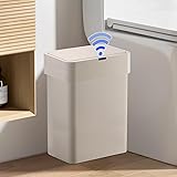 SYNCVIBE Slim Sensor Trash Can with Lid 2.5 Gallon