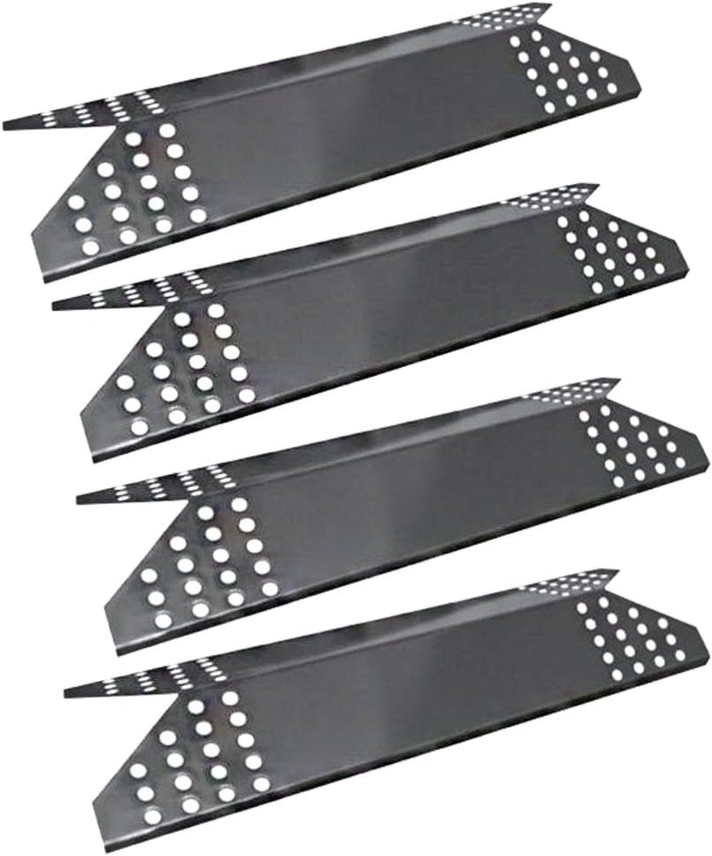 TSINY BBQ 90691 (4-pack) Porcelain Steel Heat Plate Replacement for Gas Grill Models Sams 720-0691A and Sams 730-0691A