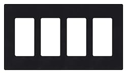 Lutron Claro Light Switch Cover Plate, 4 Gang