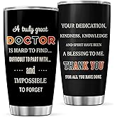 CUBICER Inspirational Doctor Appreciation Quote Tumbler Gift For Physician Or Healthcare Worker 20 Oz Stainless Steel Travel Mug Bottle Tea Outdoor Insulated Coffee Heat Cool