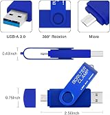 BORLTER CLAMP 32GB Dual USB 3.0 OTG Flash Drive Micro USB Pendrive for Android view 7
